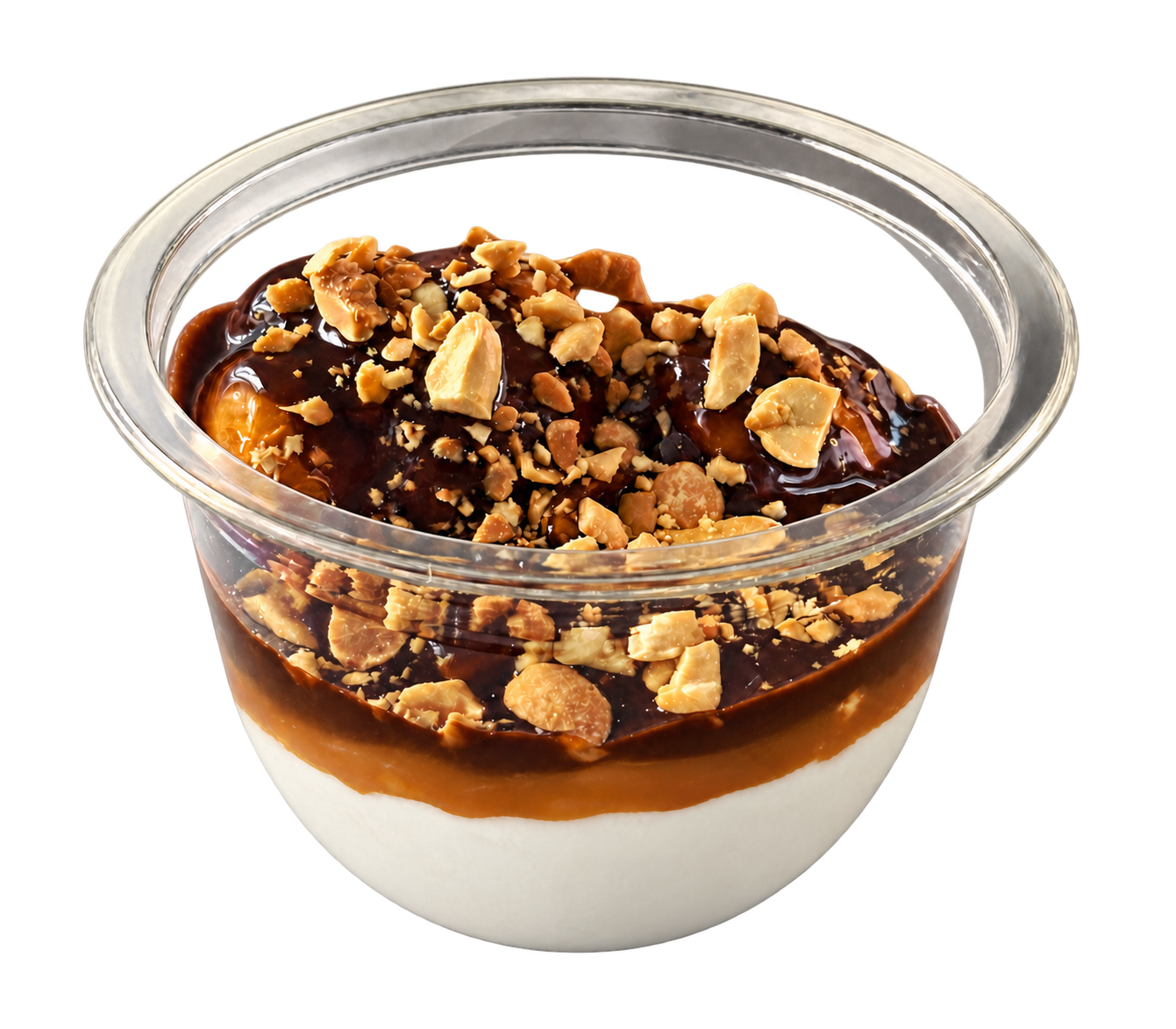 Pot de profiterole Caramel-cacahuète